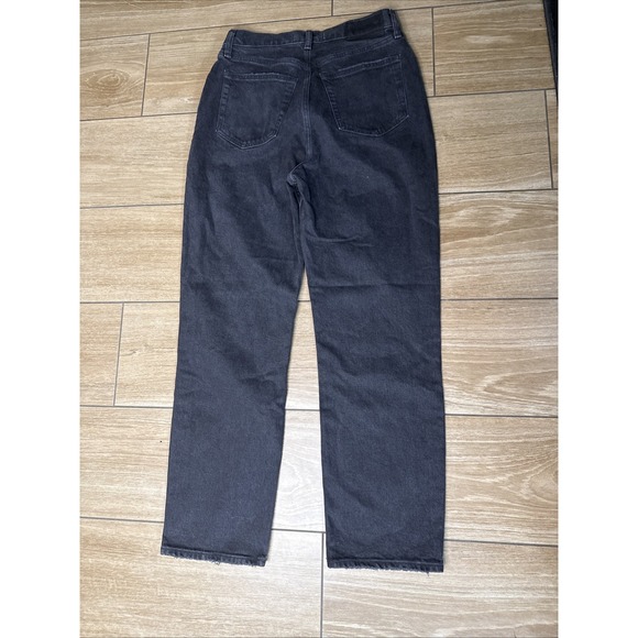 NWT Abercrombie & Fitch Women's High Rise Jeans The Dad" Cross Over Button Fly 4 - Picture 6 of 6
